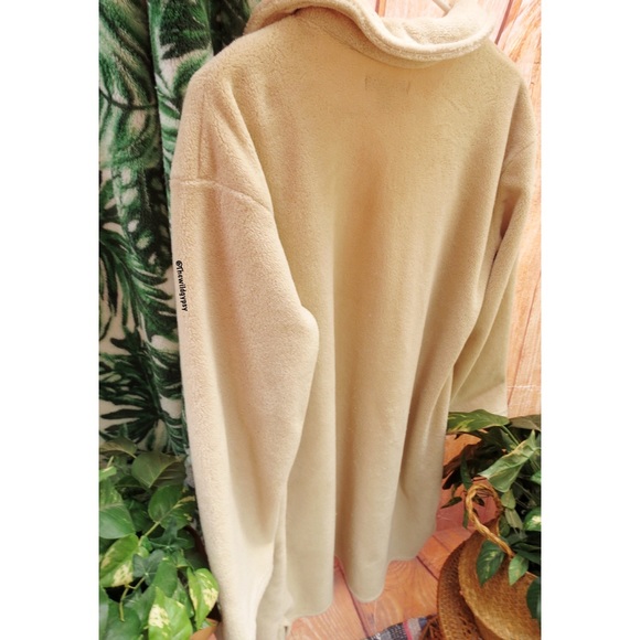 Vintage cozy neutral cream oversized longline teddy coat ☕️ - Picture 6 of 9